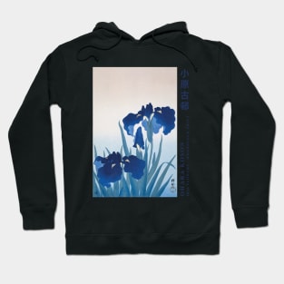 Ohara Koson Iris Flowers Woodblock Print Hoodie